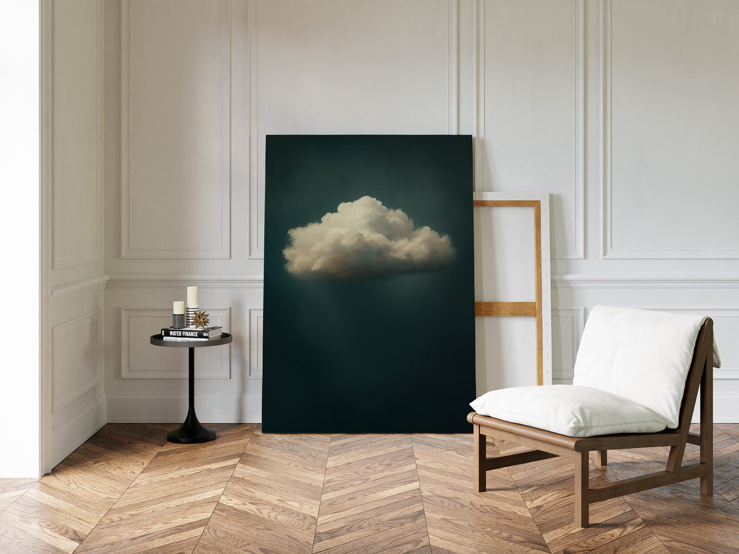 Nuage solitaire en air immobile