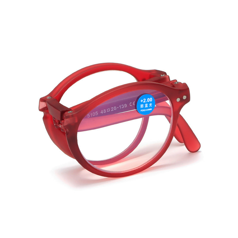 New Fashion Men's Folding Reading Glasses Anti-Blue Light
