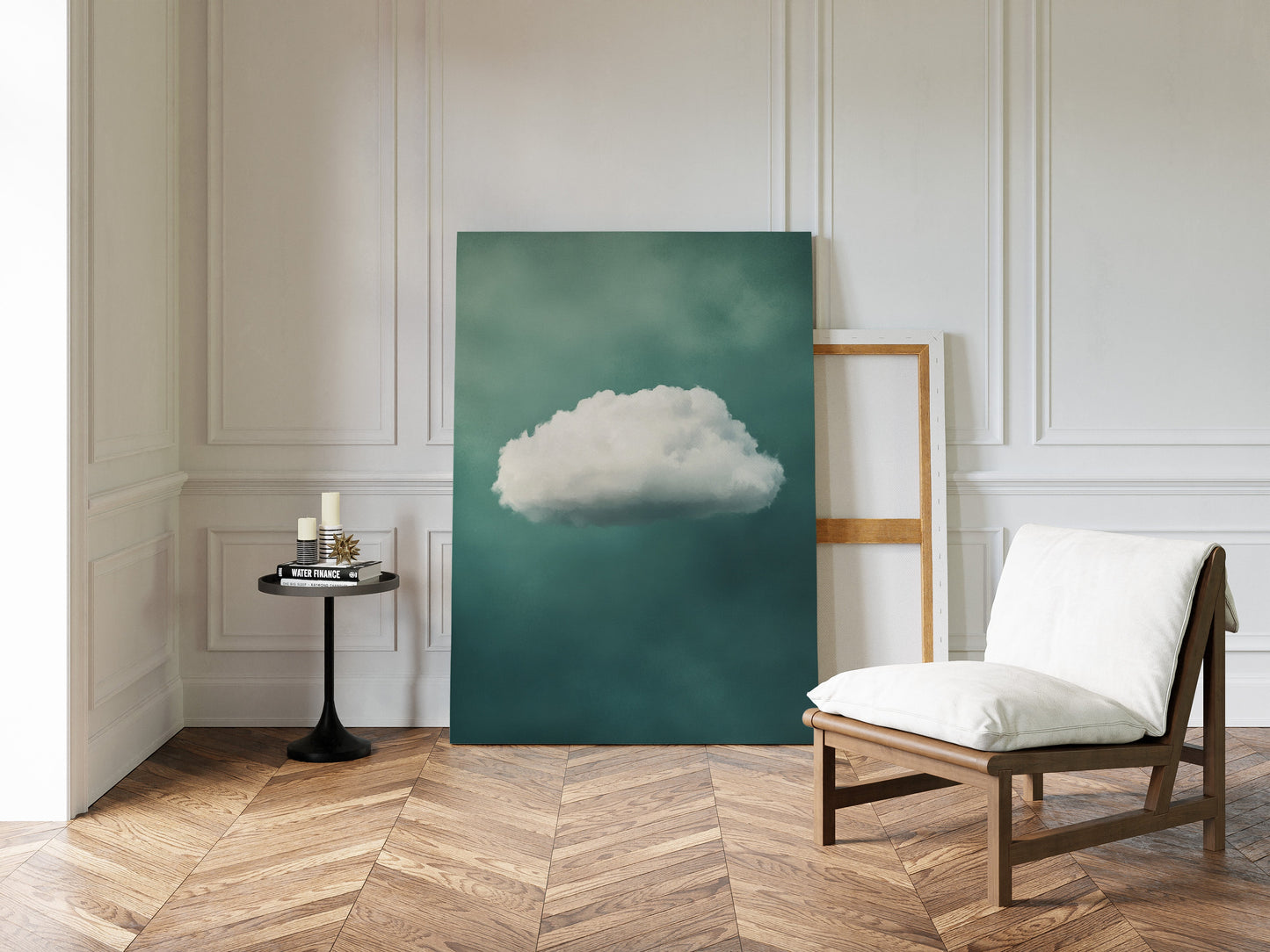Nuage doux sur ciel écume de mer