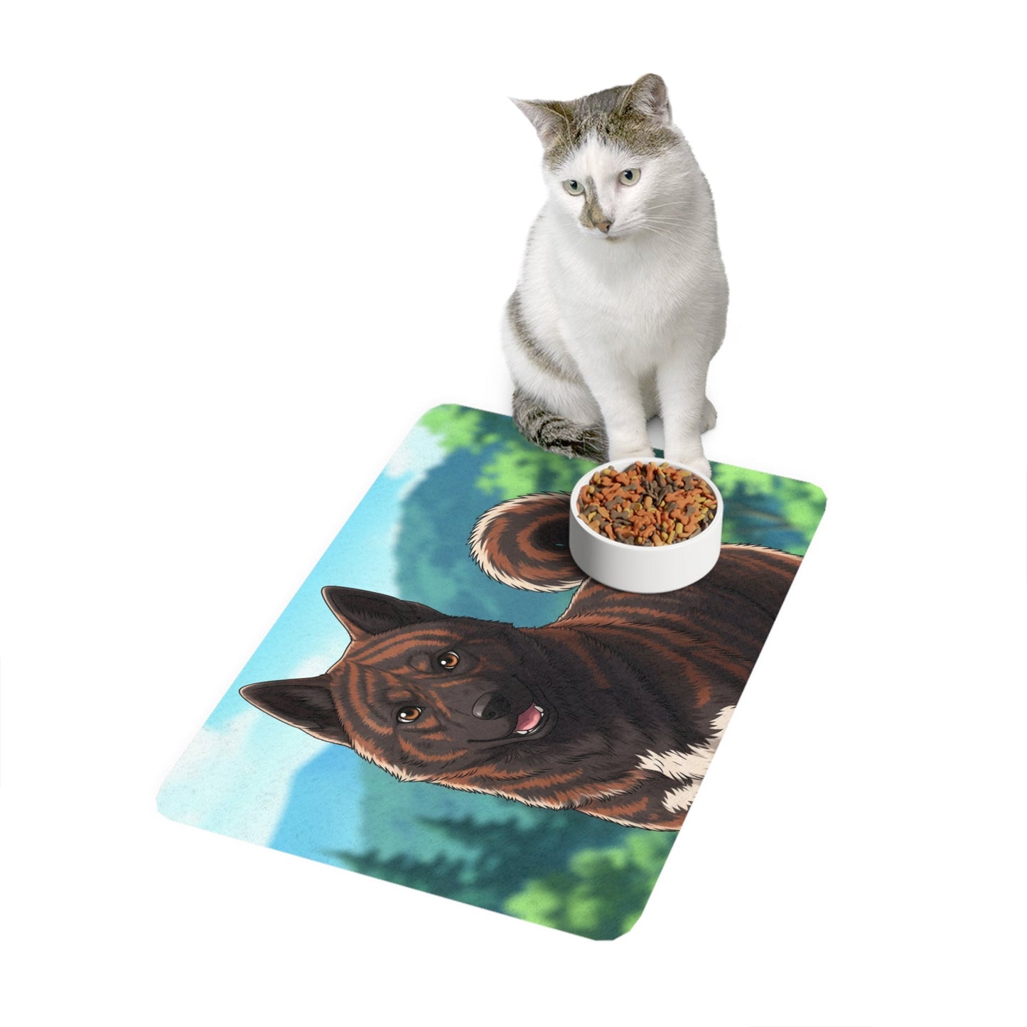 Non-Slip Pet Food Mat – Waterproof Feeding Mat for Dogs