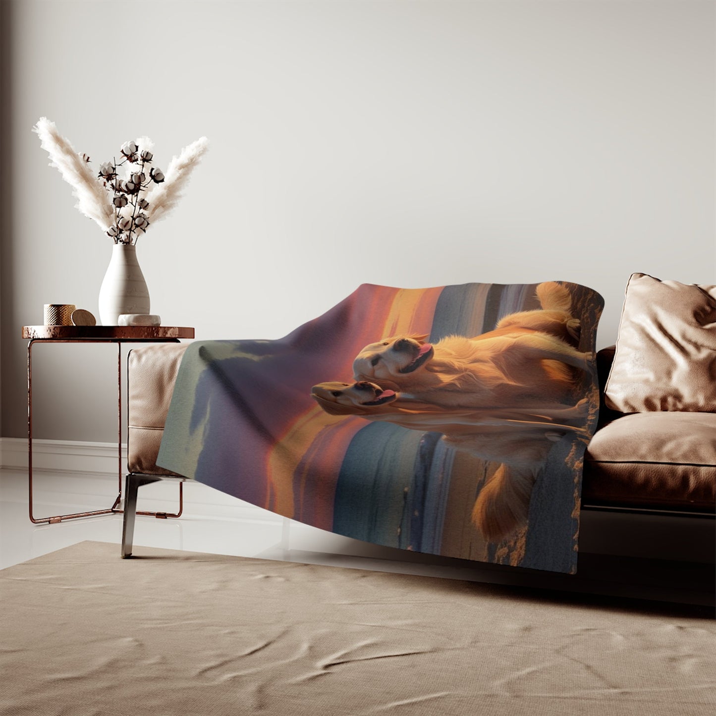 Sweatshirt Blanket – Plush Fleece Throw, 2 Size Options