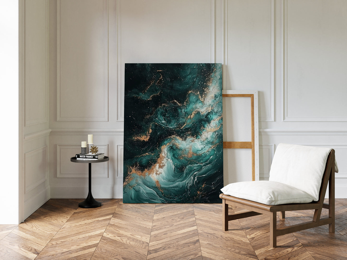 Himmlische Drift in Smaragd und Gold