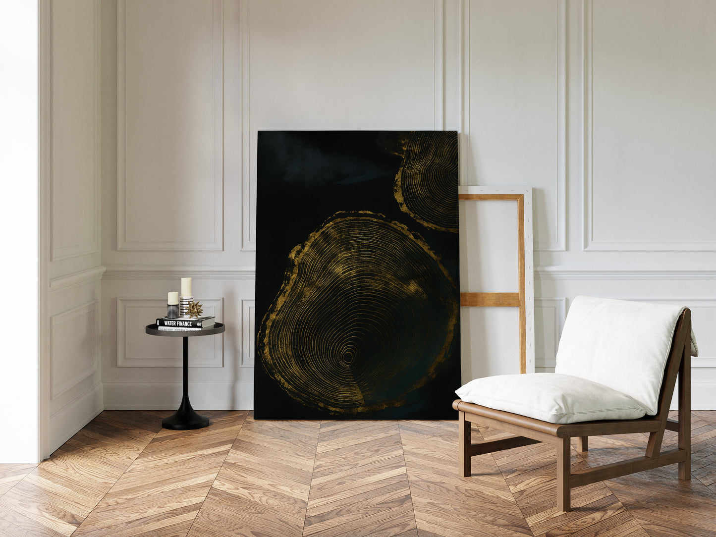 Schattenringe in Gold