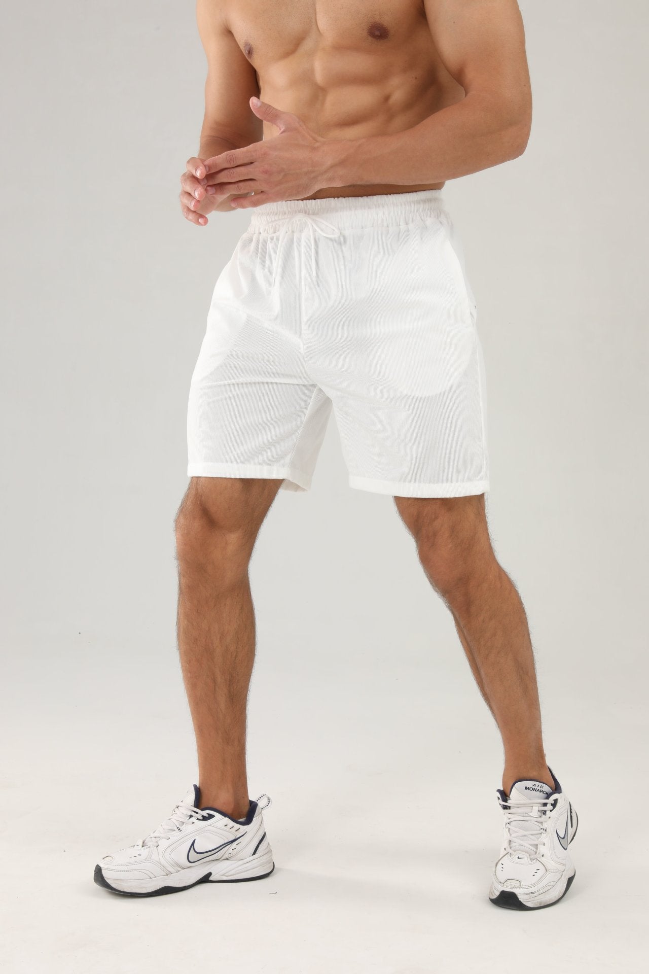 Corduroy Minimalist Mens Shorts Casual Pants