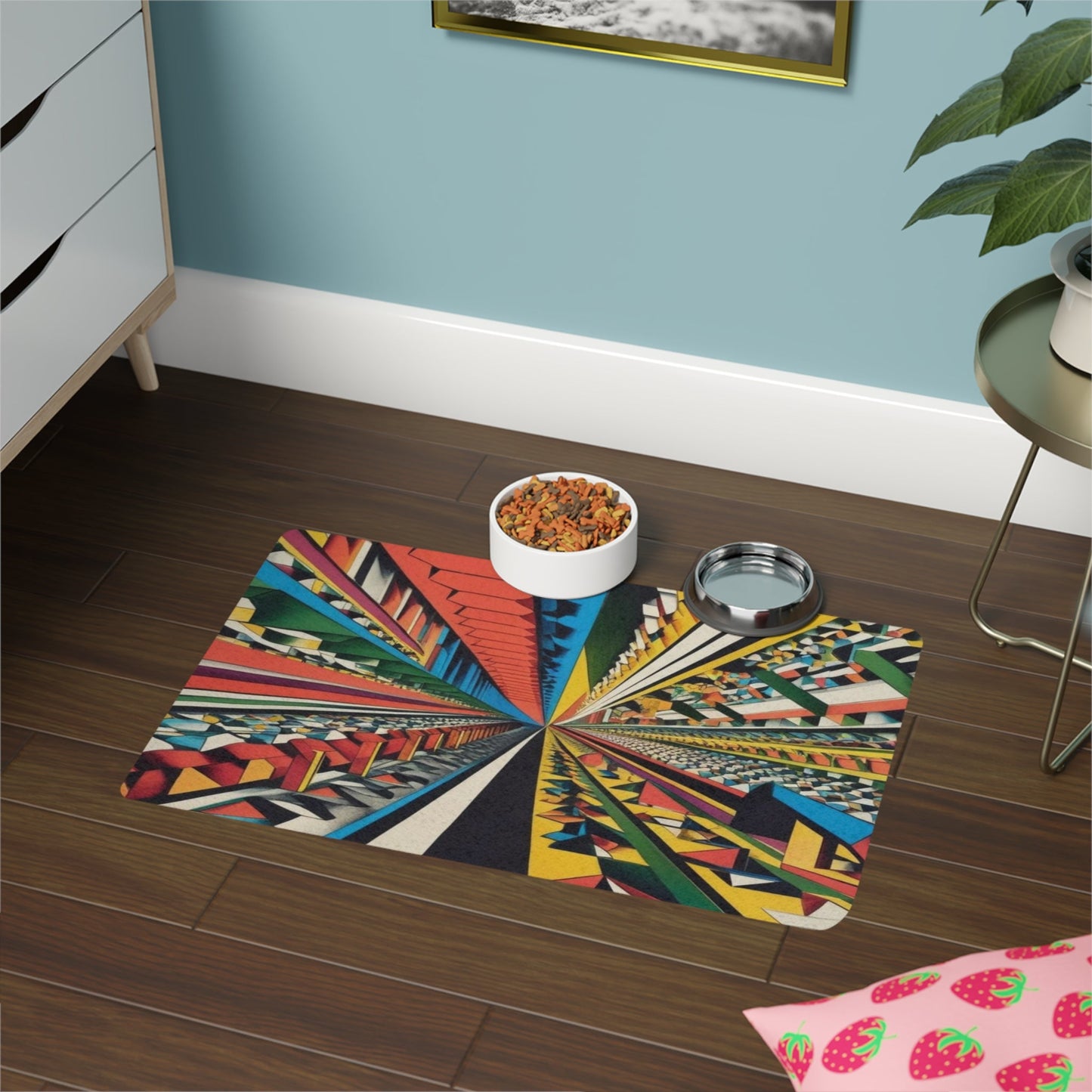 Tapis antidérapant pour animaux de compagnie – Tapis d'alimentation étanche pour chiens
