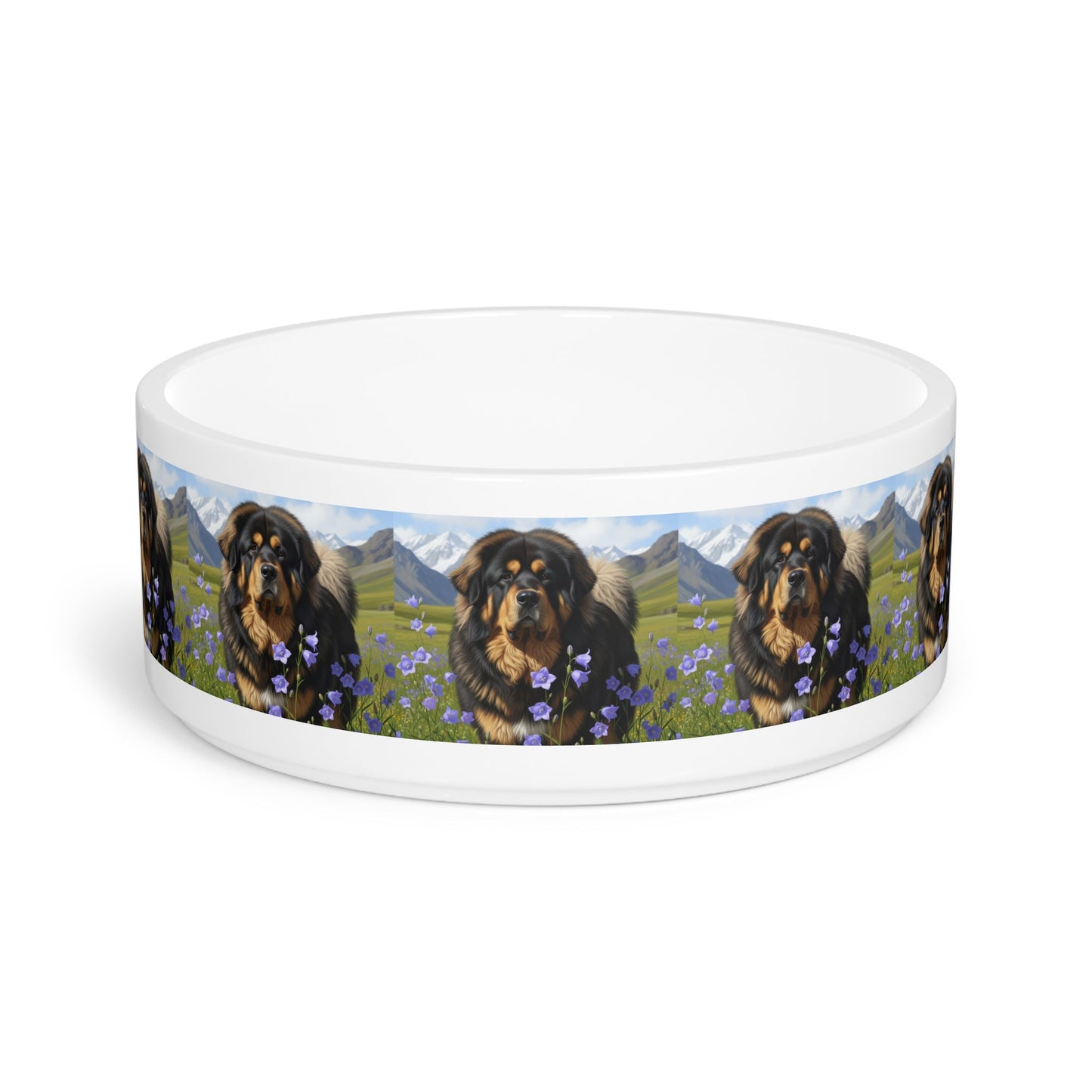 Ceramic Pet Bowl – 16 oz Dog Feeding Bowl