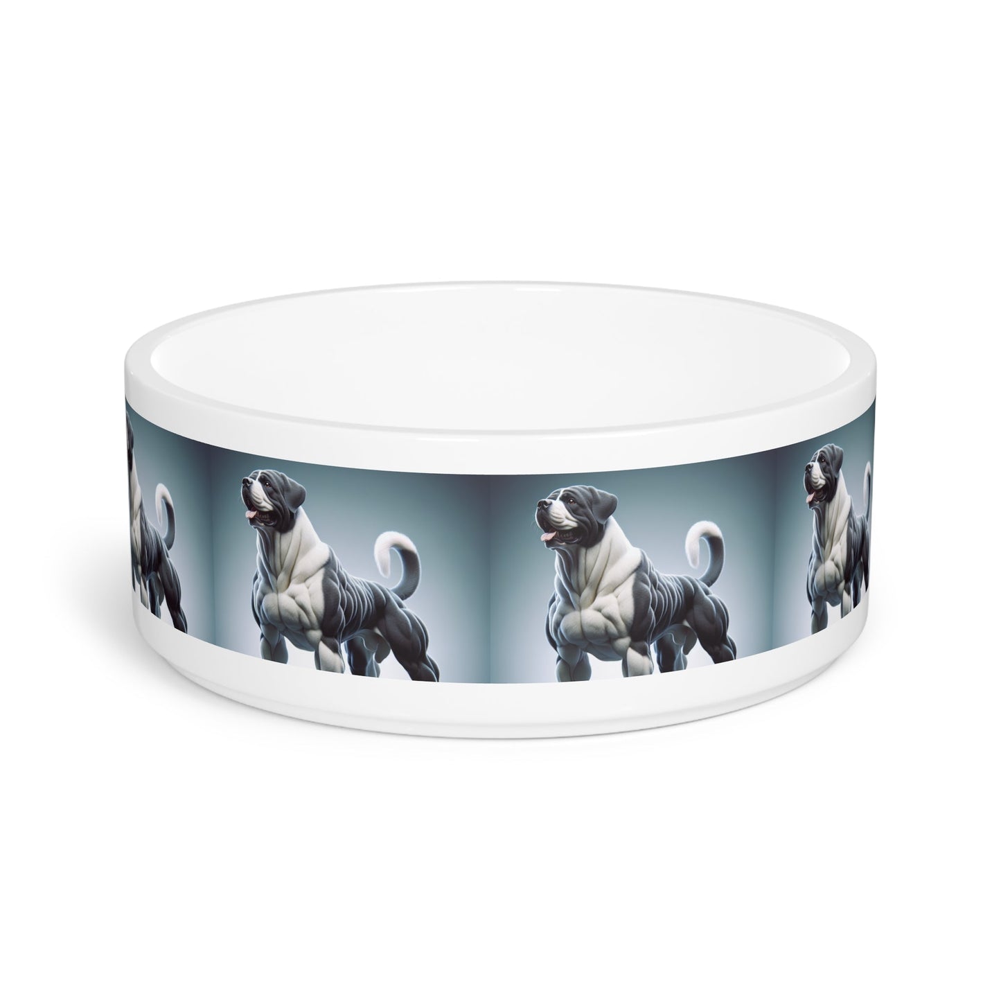 Ceramic Pet Bowl – 16 oz Dog Feeding Bowl