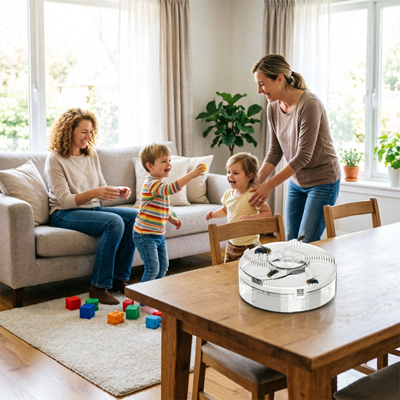 2025 Automatic Fly Trap for Home Kitchen - Removable Insect Pest Catcher
