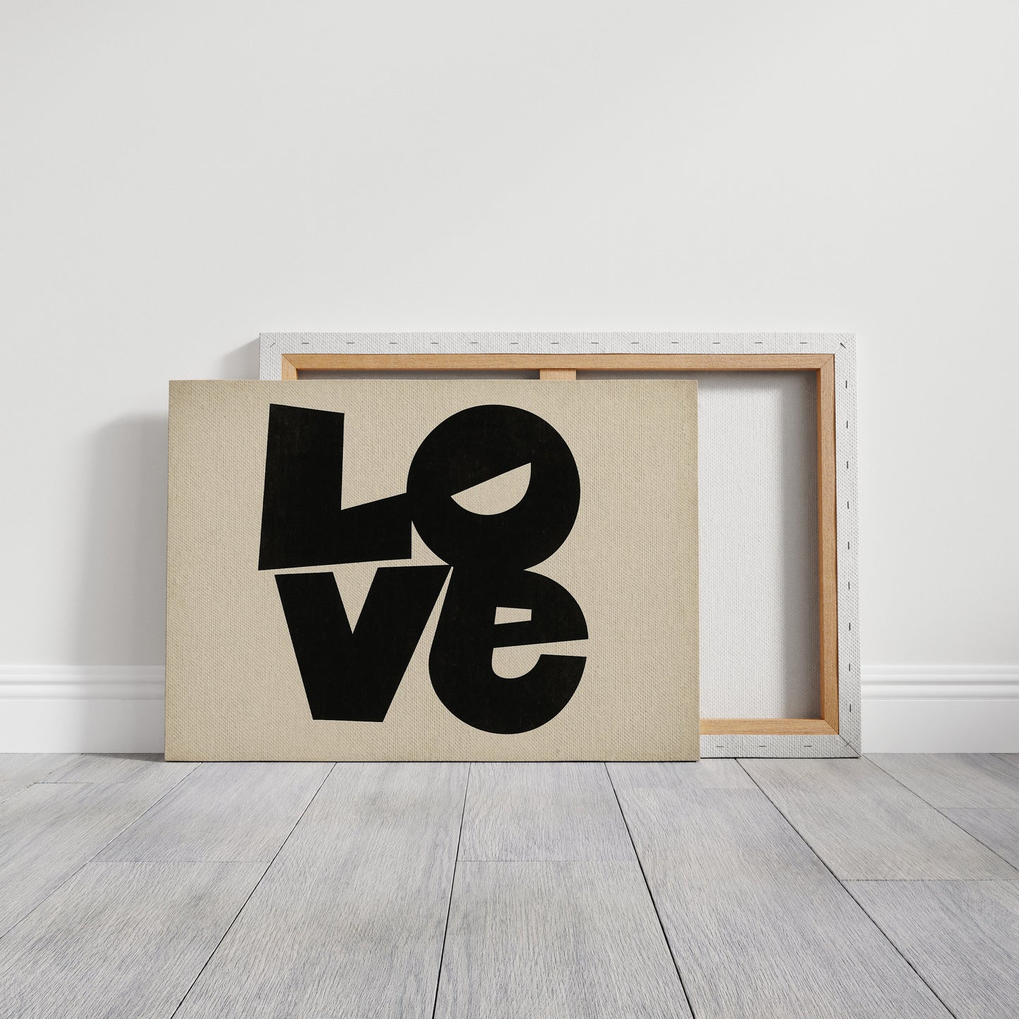 Impression typographique moderne LOVE