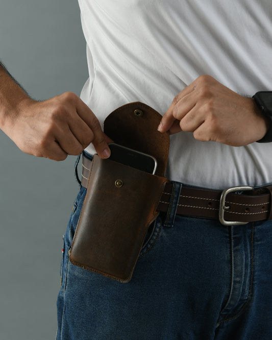 Handyholster- Dunkelbraun