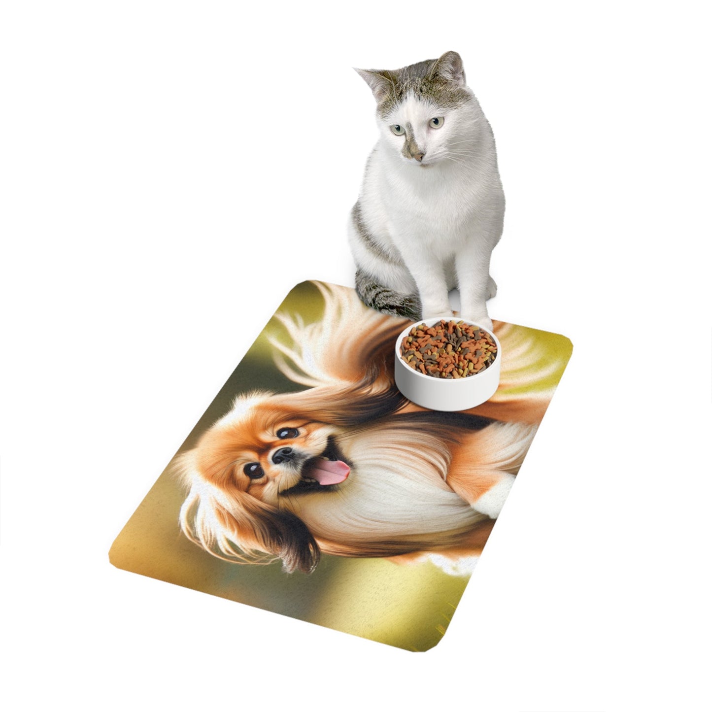 Tapis antidérapant pour animaux de compagnie – Tapis d'alimentation étanche pour chiens