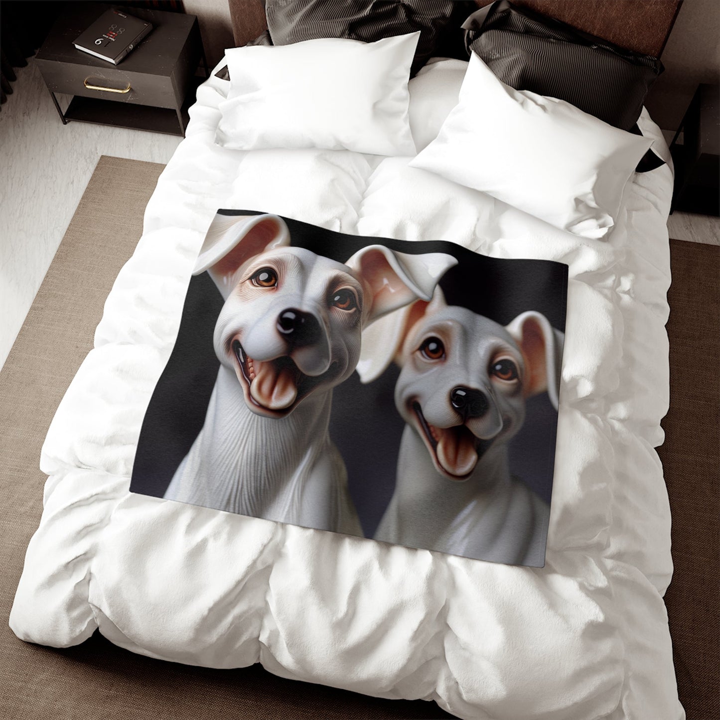 Sweatshirt Blanket – Plush Fleece Throw, 2 Size Options