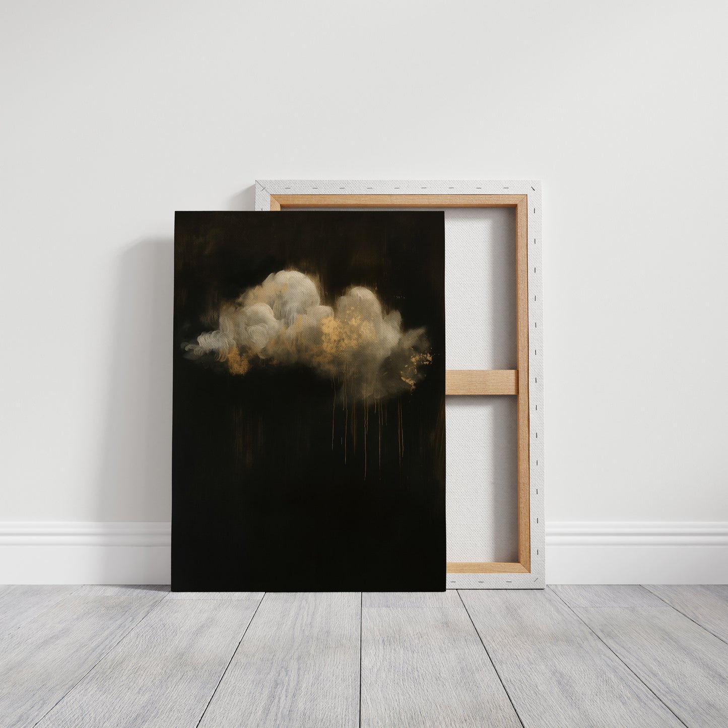 Gold Rain Beneath a Quiet Cloud