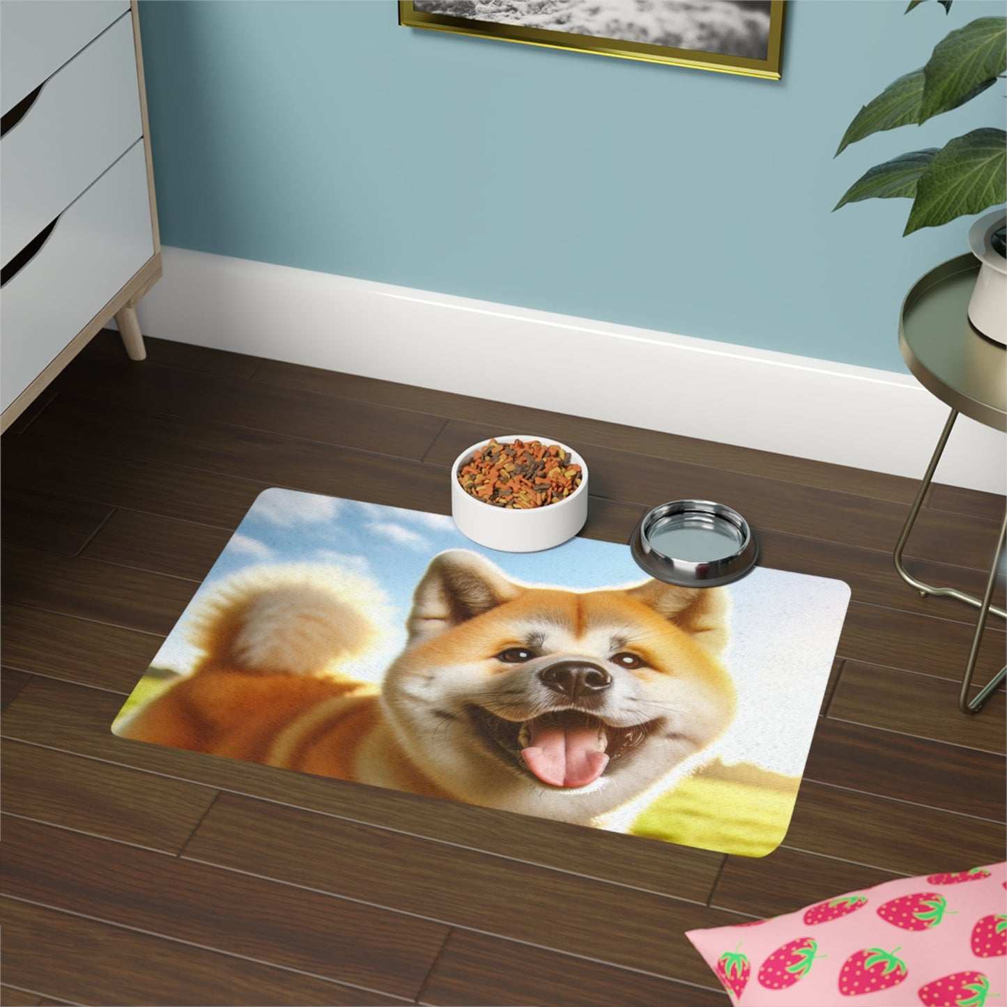 Tapis antidérapant pour animaux de compagnie – Tapis d'alimentation étanche pour chiens