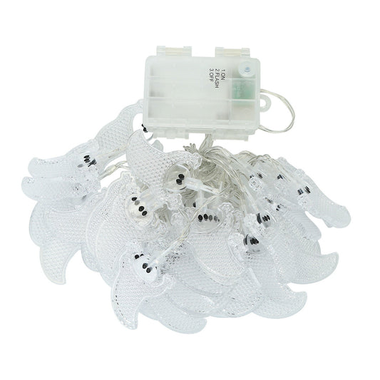 Halloween Geister-Lichterkette 30 LEDs 3m Halloween Lichterkette Dekorative Lichterkette für Party Schlafzimmer Zuhause Festival Dekoration