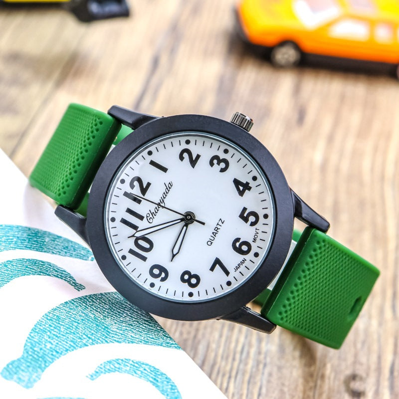 Soft-decorated Waterproof Watch For Children