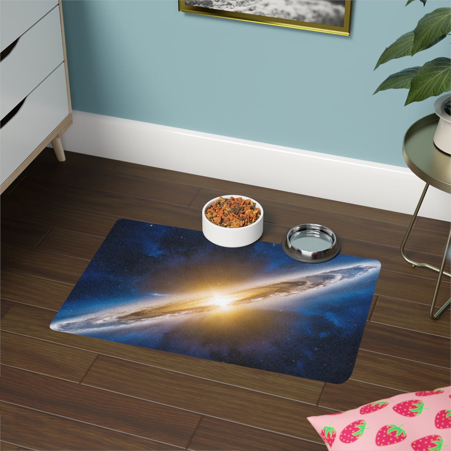 Tapis antidérapant pour animaux de compagnie – Tapis d'alimentation étanche pour chiens