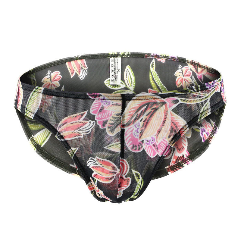 Men's Printed Briefs Breathable Mesh