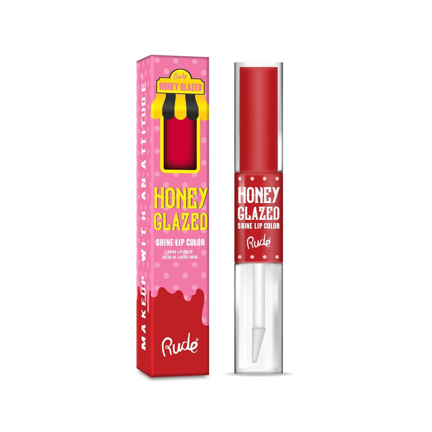 Rouge à lèvres brillant RUDE Honey Glazed Shine - Bacon à l'érable