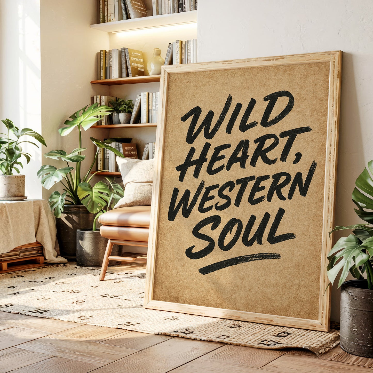 Druck "Wild Heart Western Soul"