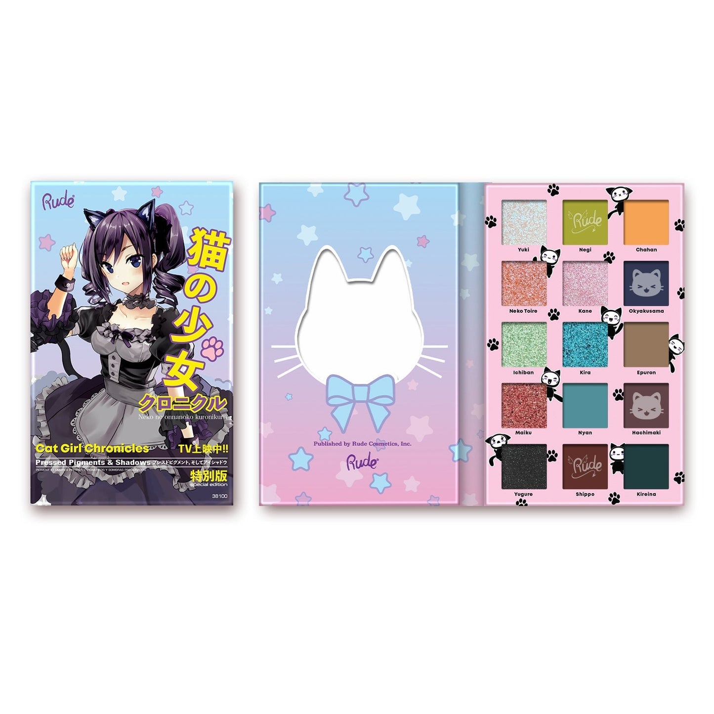 RUDE Manga Collection Gepresste Pigmente & Lidschatten - Cat Girl Chronicles - Cat Girl Chronicles