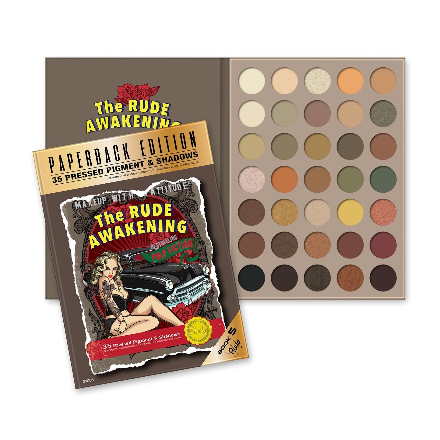 RUDE Die Rude Awakening Palette – Paperback Edition