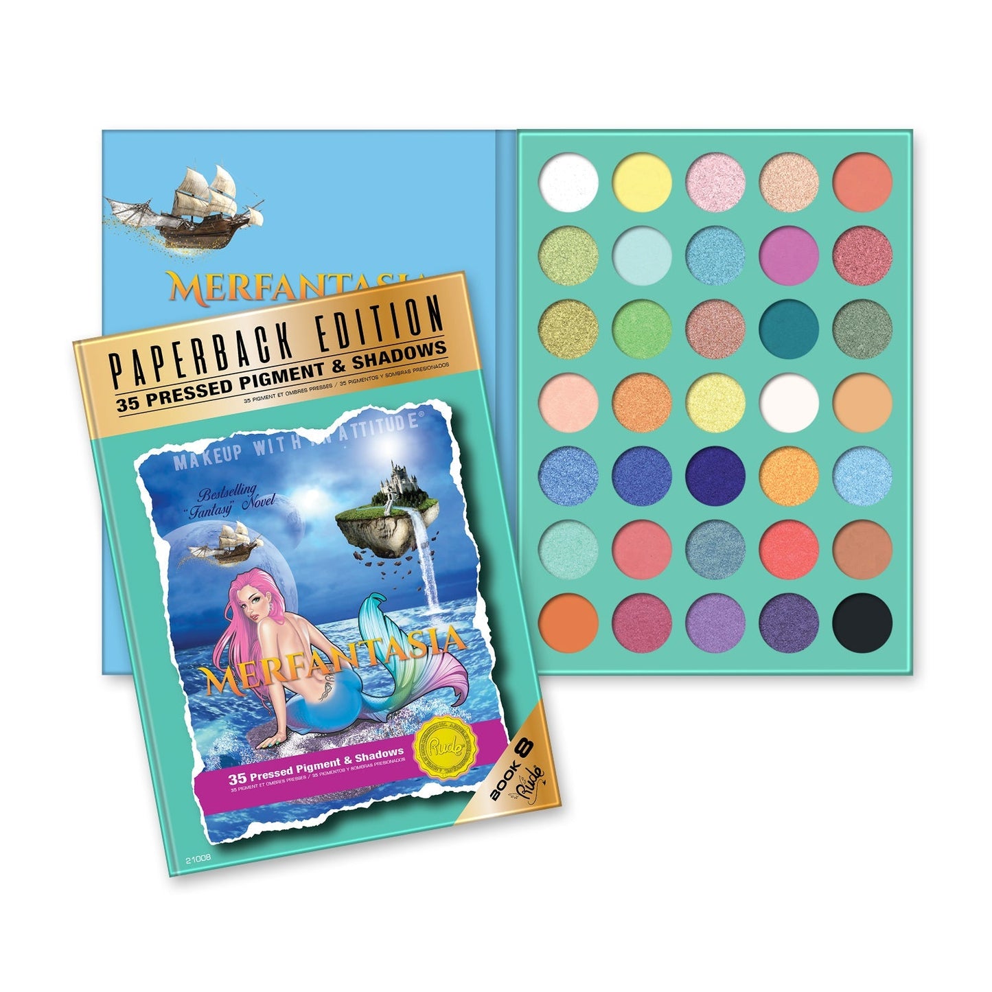 RUDE Merfantasia Palette – Paperback Edition