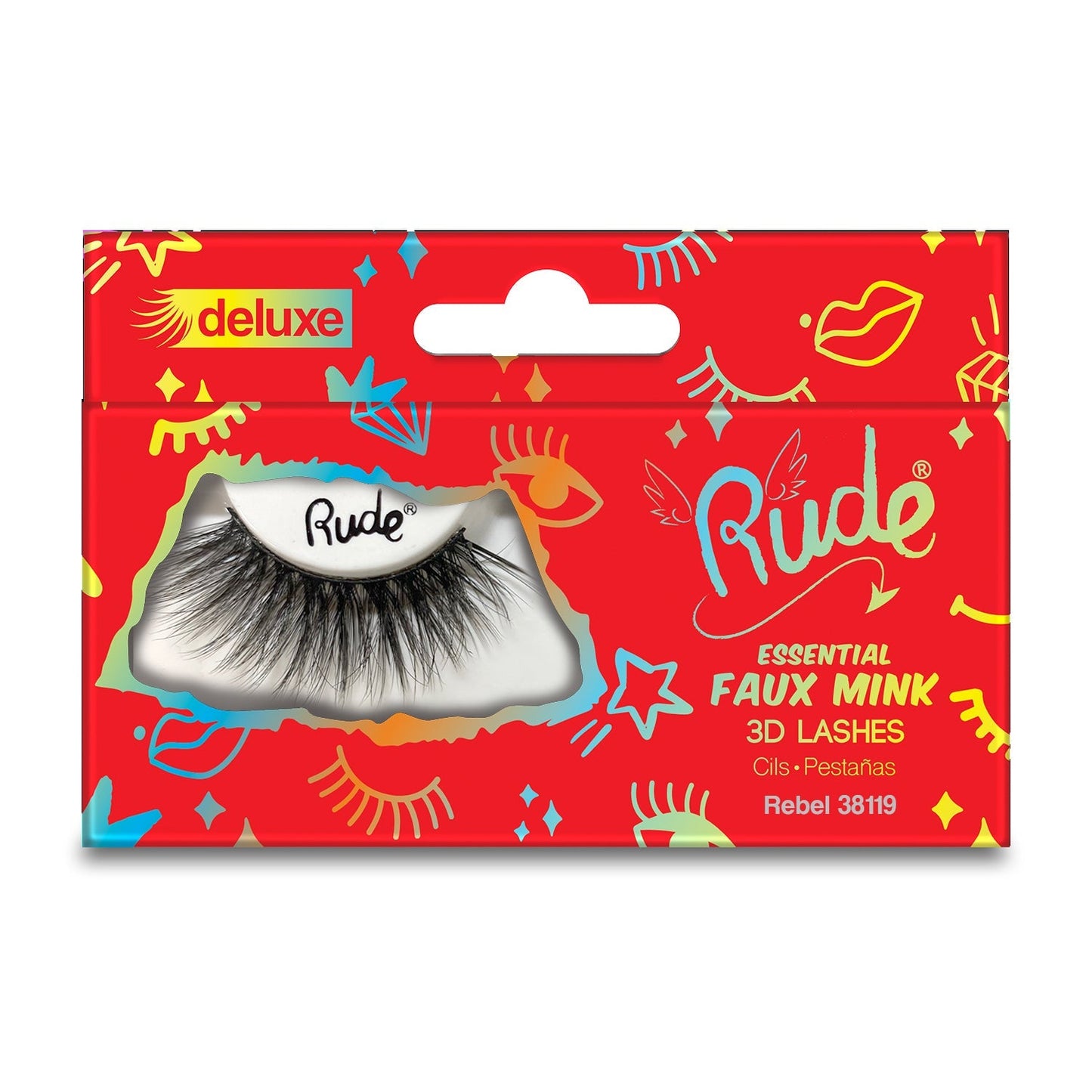RUDE Faux-Mink Essential Cils 3D Deluxe - Rebel