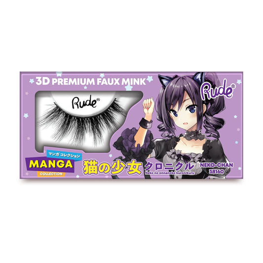 Faux cils en vison 3D RUDE Manga