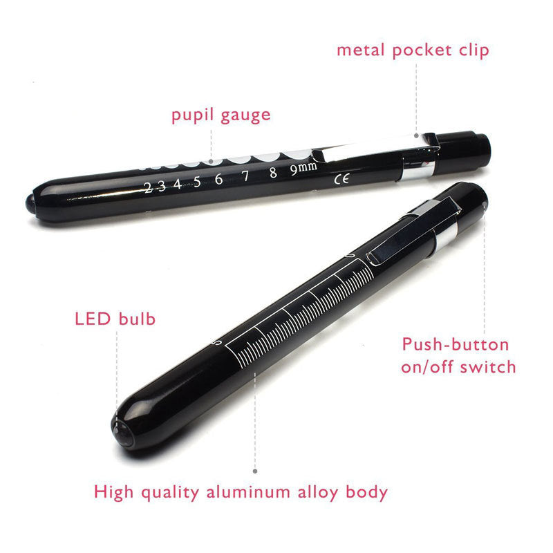 Multi Colors Medical Penlight First Aid LED White or Yellow Pen Light Torch for Doctor Nurse Diagnosis