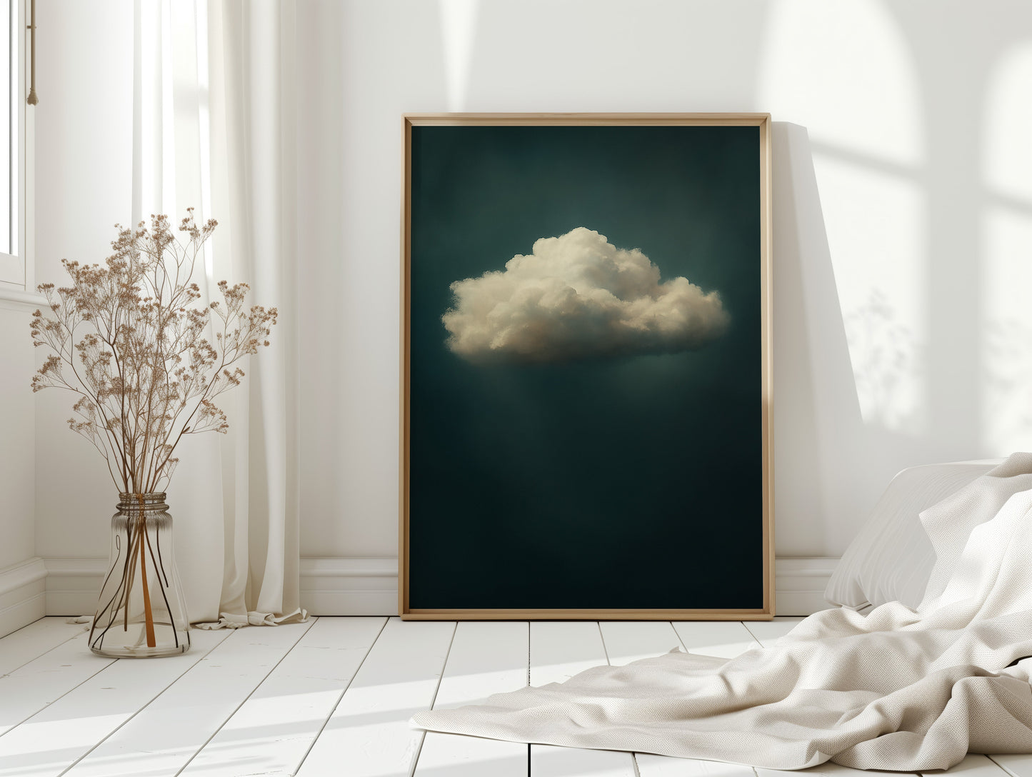 Nuage solitaire en air immobile