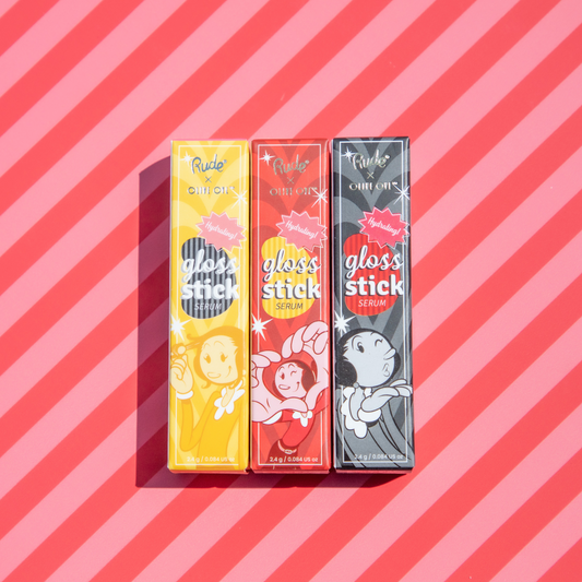 RUDE Olive Oyl Gloss Stick Serum – 3er Set