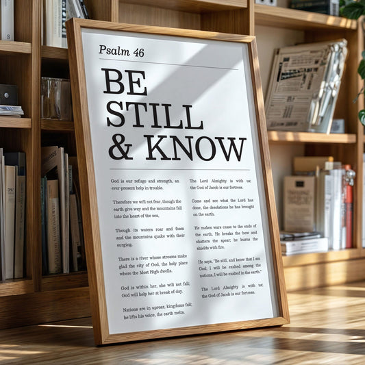 Be Still and Know Psalm 46