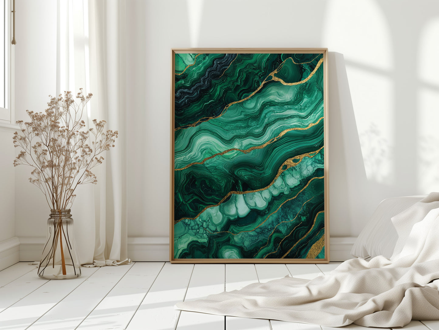 Veins of Emerald and Golden Earth