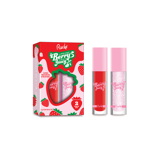 RUDE Berry Juicy Lipgloss Duo