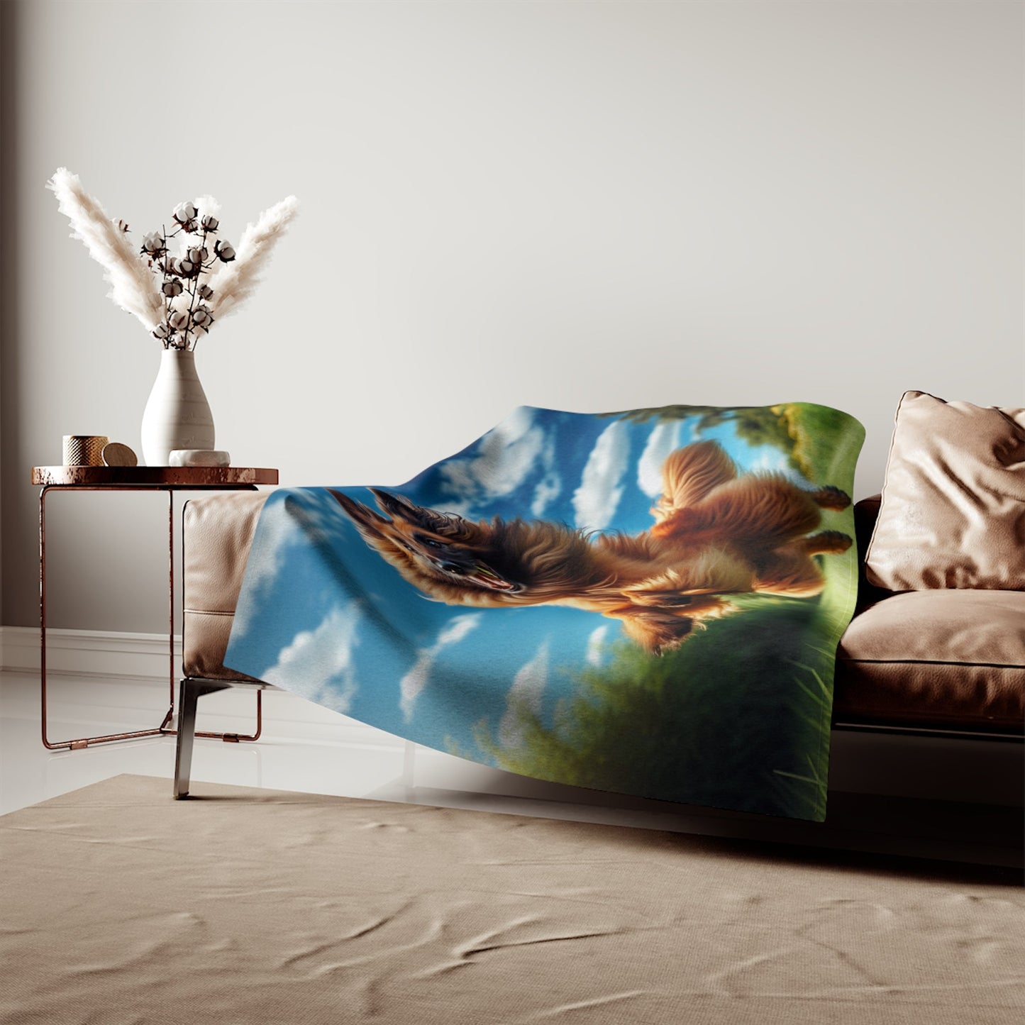 Sweatshirt-Decke – Plüsch-Fleece-Überwurf, 2 Größenoptionen