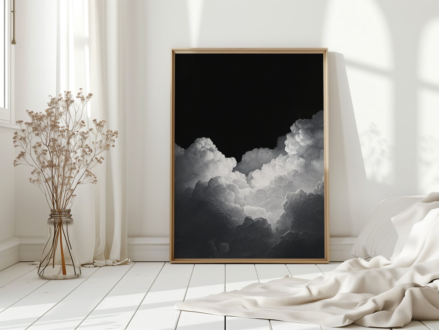 Le ciel s'élève à travers l'ombre