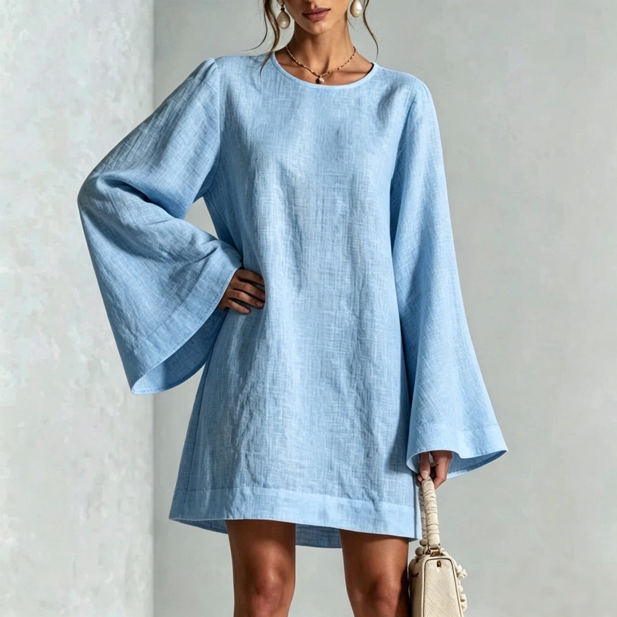 Stylish Casual Round-neck Elegant Dress For Women