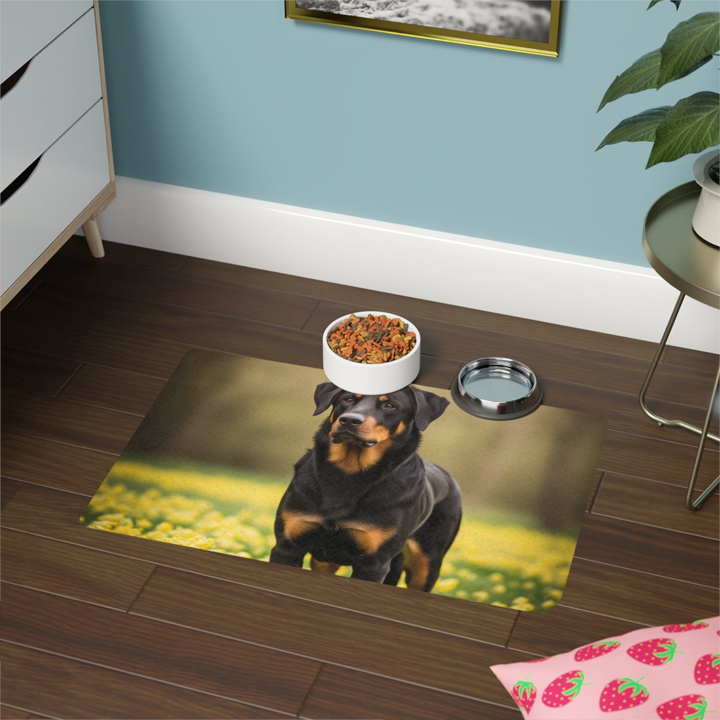 Non-Slip Pet Food Mat – Waterproof Feeding Mat for Dogs
