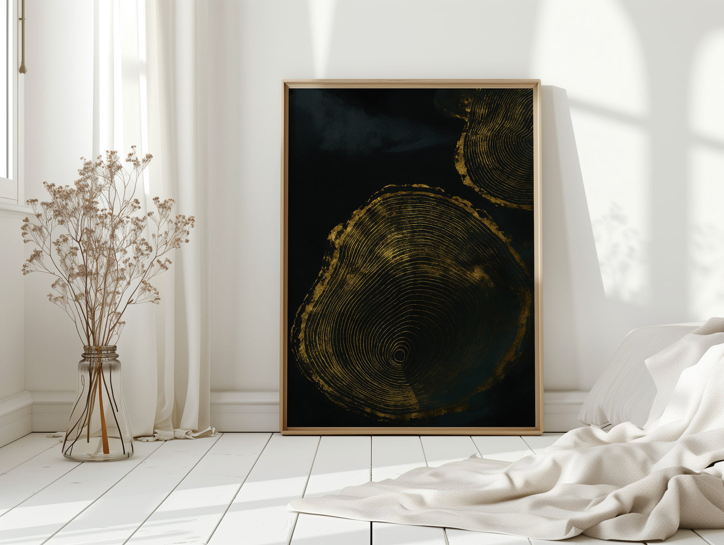 Schattenringe in Gold