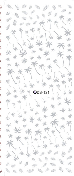 Watermark sticker decal nail sticker