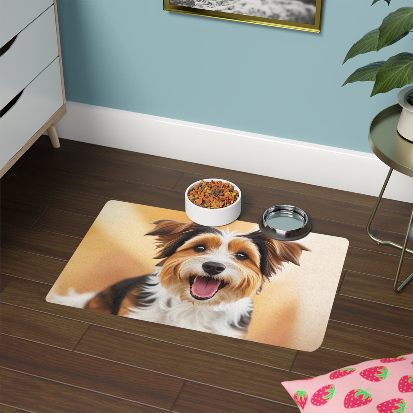 Tapis antidérapant pour animaux de compagnie – Tapis d'alimentation étanche pour chiens
