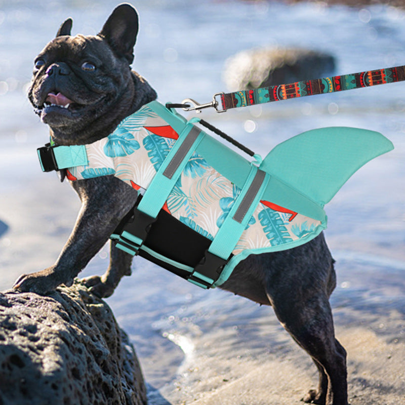 Shark Pet Life Vest Dog Swimming Clothes
