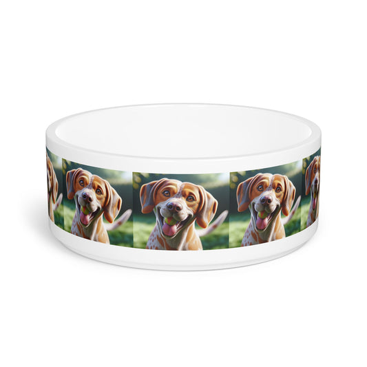 Ceramic Pet Bowl – 16 oz Dog Feeding Bowl