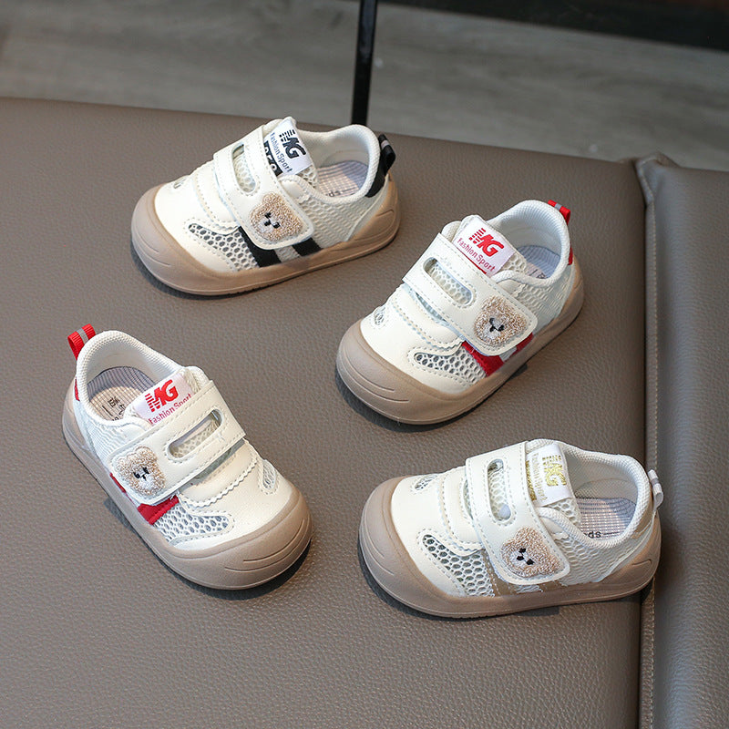 Children's Breathable Mesh Shoes Men's And Women's Soft Bottom Casual