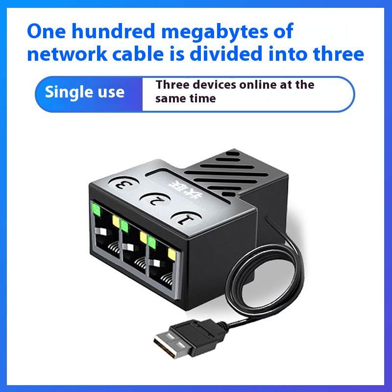2-port 3-port One Divided Into Two Hub
