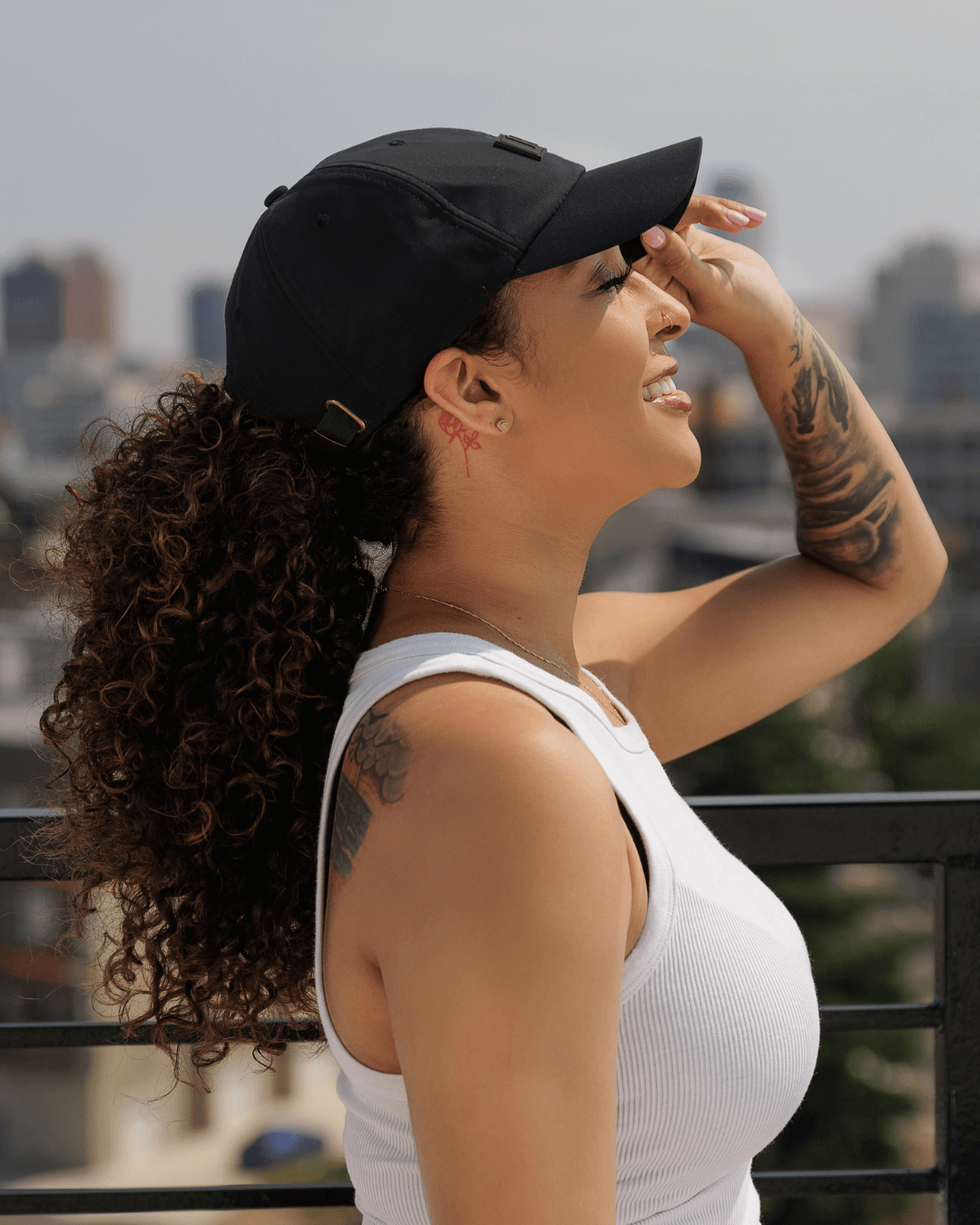 Black Waterproof Satin Lined Dad Hat - ThisandThatShoppe
