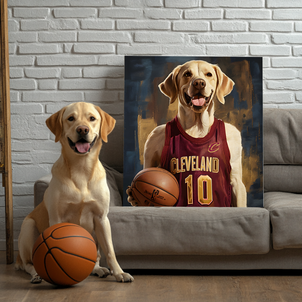 Basketball Legends : Portrait texturé édition animaux de compagnie