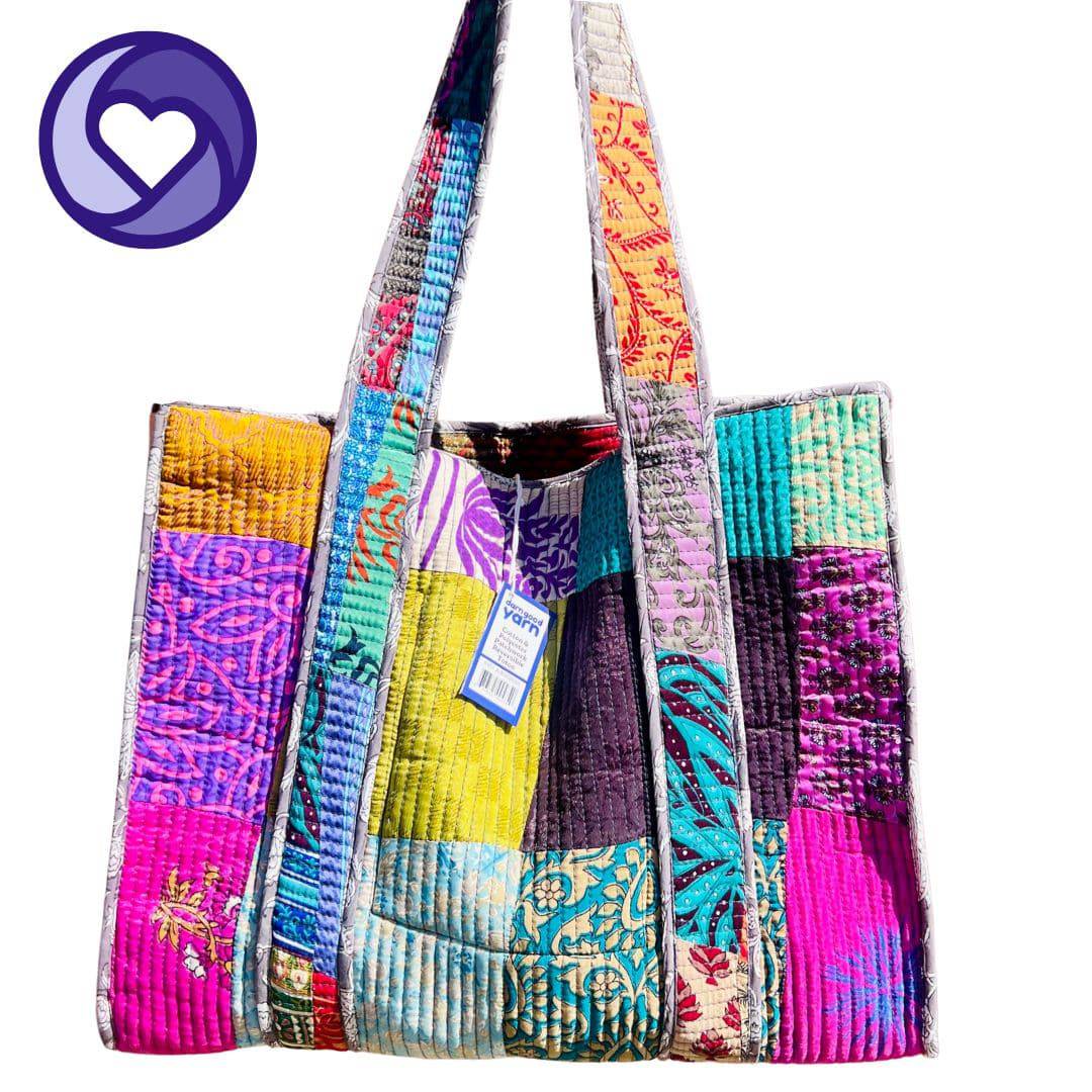 Gesteppte Baumwolltasche