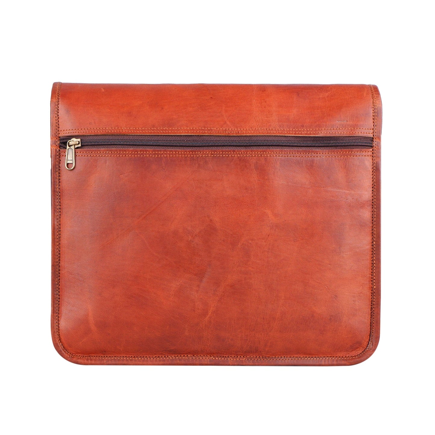 Die Mascot Leder-Messenger-Tasche
